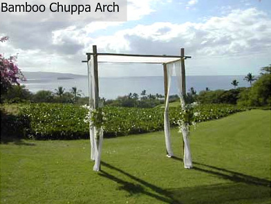 Bamboo Chuppa Arch