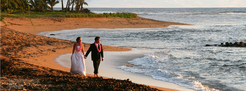 Kauai Romantic Sunset Wedding