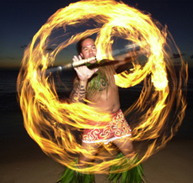 Te Au Moana Luau Fire Dancer